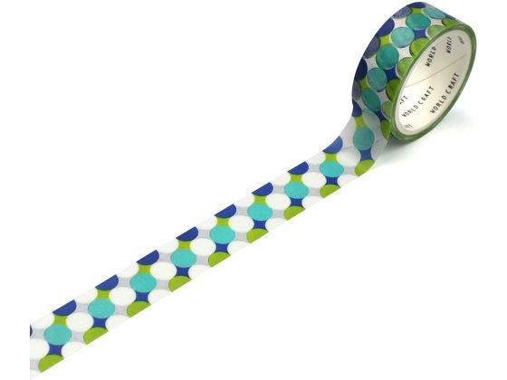 ワールドクラフト キラキラマスキングテープ Dot 15mm×5m KRMT15-054