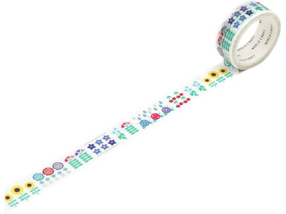 ワールドクラフト キラキラマスキングテープ Summer 15mm×5m