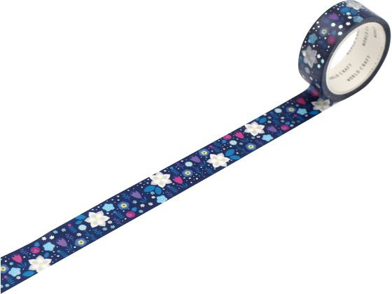 ワールドクラフト キラキラマスキングテープ Winter 15mm×5m