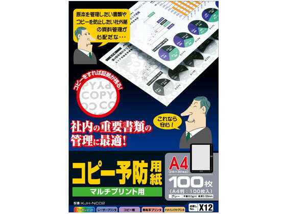 乐天商城 - エレコム コピー予防用紙 100枚 KJH-NC02