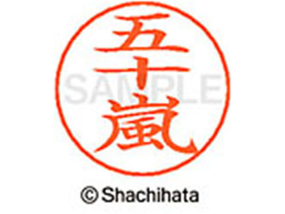 【お取り寄せ】シヤチハタ ネームペン用ネーム シルバー 既製 五十 X-GPS-0338