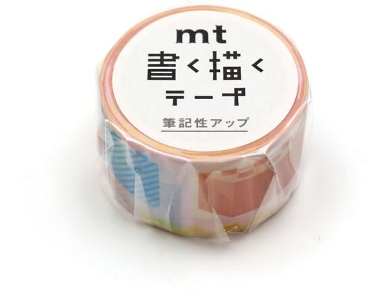 【お取り寄せ】カモ井 mt 書く描くテープ ブロック 25mm×7m MTKAKU10