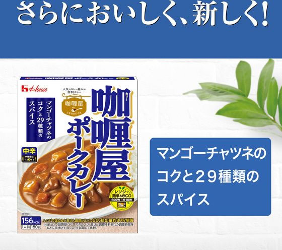 ハウス カリー屋 ポークカレー 中辛 180g bungubin-10091071 BUNGU便 サンプル画像2