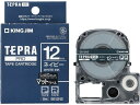 キングジム テプラPRO用テープ マット 12mm ネイビー 白文字 SB12NS