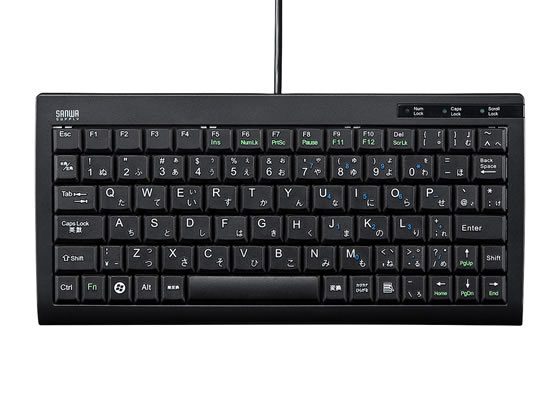 【お取り寄せ】サンワサプライ USBスリムキーボード ブラック SKB-SL28BK