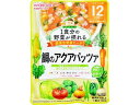 【仕様】緑黄色野菜たっぷり。レトルトタイプで、袋を開ければすぐに食べさせられます。野菜と鯛のうま味をギュッとつめ込んだ風味豊かな味わいです。●12ヶ月頃から●注文単位：1パック（100g）【備考】※メーカーの都合により、パッケージ・仕様等は予告なく変更になる場合がございます。【検索用キーワード】WAKODO　わこうどう　ワコウドウ　ぐーぐーきっちん　いっしょくぶんのやさいがとれる　イッショクブンノヤサイガトレル　たいのあくあぱっつぁ　タイノアクアパッツァ　離乳食　ベビーフード　12ヶ月頃から　ベビーケア　フード、ドリンク「月齢」に合わせた具材の固さと大きさ、食べやすい食感にこだわったベビーフードです。