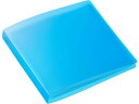 【お取り寄せ】サンワサプライ DVD・CDファイルケース 12枚収納ブルー FCD-FL12BL