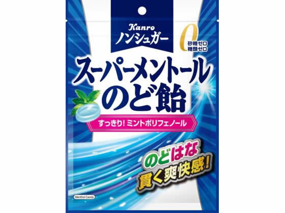 カンロ ノンシュガースーパーメントールのど飴 80g