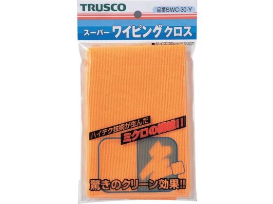 乐天商城 - 【お取り寄せ】TRUSCO スーパーワイピングクロス 300mm×300mm 黄 SWC-30