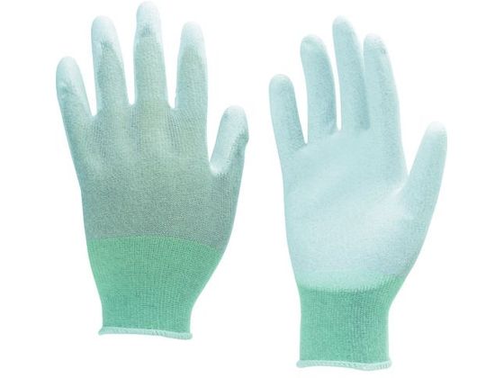 【お取り寄せ】TRUSCO 手のひらコート静電気対策用手袋 Mサイズ TGL-2997M