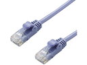 【お取り寄せ】エレコム やわらかLANケーブル Cat5E準拠 10m LD-CTY BU10