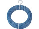 【お取り寄せ】TRUSCO メッキ付ワイヤロープ PVC被覆タイプ 2(3)mm×10m