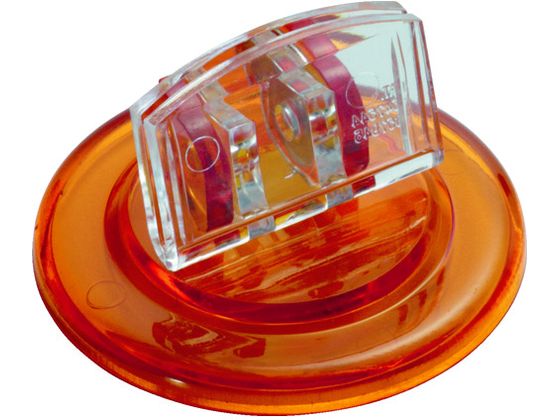 【お取り寄せ】ミツヤ U型カード立丸 透明橙 M17639 UC-5-TOR