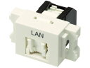 【お取り寄せ】コーニング Cat6 RJ45モジュラージャック+JISプレート用アダプタセット