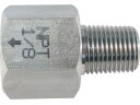 【お取り寄せ】ASOH ステンレス製 変換内外ソケット 外PT1/8×内NPT1/8 NF-8