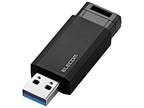 【商品説明】高速データ転送を実現するUSB3．1（Gen1）に対応したUSBメモリです。読み出し最大8GB・16GB：90MB／s、32GB・64GB・128GB：100MB／sの高速データ転送を実現します。キャップレスでキャップを紛失する心配がないノック式です。本体をUSBポートから抜くと自動でUSB部分を収納できます。【仕様】●対応機種：Windows　10／8．1／7が動作するWindowsパソコン、およびmacOS　High　Sierra　（10．13）が動作するMacintosh●付属ソフトウェア対応機種：Windows　10／8．1／7が動作するWindowsパソコン、およびmacOS　High　Sierra　（10．13）が動作するMacintosh●インターフェイス：USB3．1（Gen1）／USB3．0／USB2．0●コネクタ形状：USB　タイプA　オス●容量：16GB●セキュリティ機能：PASS（Password　Authentication　Security　System）　［パスワード自動認証機能付セキュリティソフト］　or　PASS（Password　Authentication　Security　System）　×AES　［パスワード自動認証機能付暗号化セキュリティソフト］●外形寸法：幅57．7mm×奥行20mm×高さ10．5mm（コネクタ収納時）●重量：約11g●電源：USBバスパワー●カラー：ブラック●保証期間：1年【備考】※メーカーの都合により、パッケージ・仕様等は予告なく変更になる場合がございます。【検索用キーワード】エレコム　エレコム　elecom　MF−MSU3B16GBK　H　キャップ式USBメモリ　ブラック16GB　EB2535片手でワンプッシュのラクラク接続