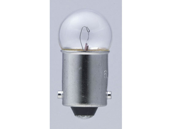 【お取り寄せ】朝日電器 小パネル球 6.3V0.9W BA9Sクリア 2個 G-3002H [2]