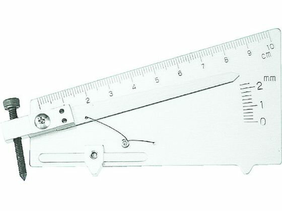 乐天商城 - 【お取り寄せ】TRUSCO 溶接ゲージ 精密アンダーカット測定用 1目盛0.2mm