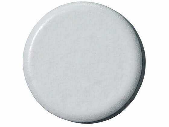 【お取り寄せ】スマートバリュー 両面強力カラーマグネット塗装18mm 白10個 B272J-W