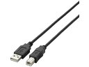 【お取り寄せ】エレコム USB2.0ケーブル A-Bタイプ 0.7m ブラック U2C-BN07BK