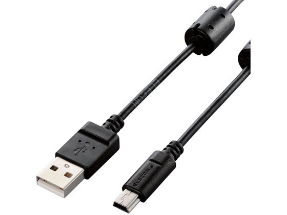 【お取り寄せ】エレコム USBケーブル mini-Bタイプ カメラ接続用 0.5m DGW-MF05BK