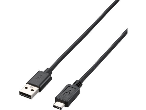 y񂹁zGR USB2.0P[u A-TypeC 0.5m U2C-AC05BK