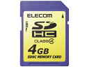 【お取り寄せ】エレコム SDHCメモリカード 4GB MF-FSDH04G