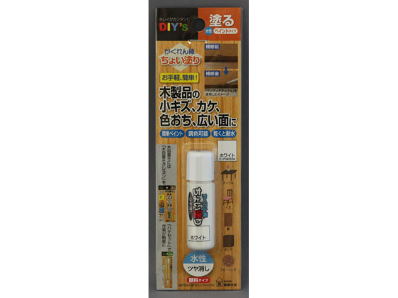 樂天商城 - 【お取り寄せ】建築の友 かくれん棒・ちょい塗り・ホワイト CYN13ホワイト