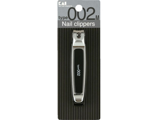 【お取り寄せ】貝印 KE0129 ツメキリ TYPE 002M 黒