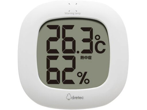 【お取り寄せ】ドリテック デジタル温湿度計 ルミール O-423WT 【お取り寄せ】ドリテック デジタル温湿度計 ルミール O-423WT