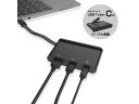 【お取り寄せ】エレコム USB Type-C接続ドッキングステーション DST-C06BK(2)
