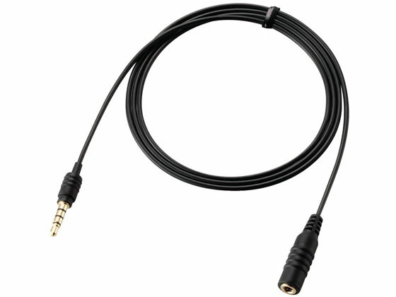 乐天商城 - 【お取り寄せ】エレコム 4極延長ヘッドホンケーブル 1.0m MPA-EHPS10BK