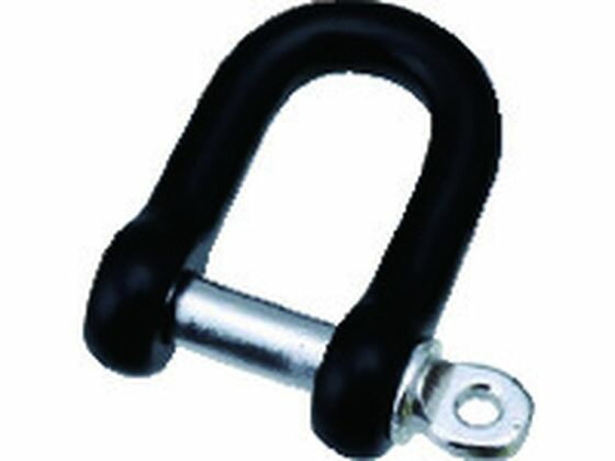 【お取り寄せ】水本 アルミシャックル(ブラック) 呼び6mm B-2525