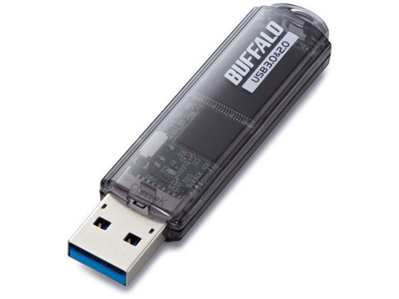 【お取り寄せ】バッファロー USB3.0 USBメモリ 16GB ブラック RUF3-C16GA-BK
