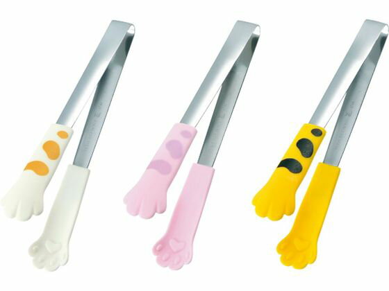 【お取り寄せ】田辺金具 ちびにゃんこトング 黄たま