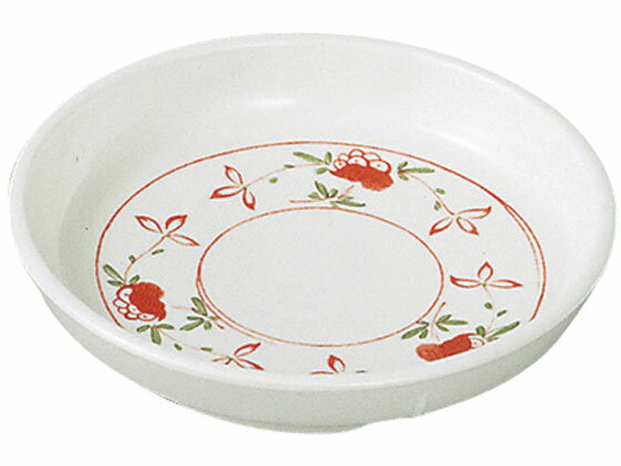 【お取り寄せ】エンテック おしんこ皿 赤絵 AK-41