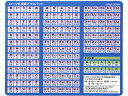 【お取り寄せ】サンワサプライ ローマ字変換マウスパッド ブルー MPD-OP17RL8BL