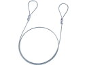 【お取り寄せ】サンワサプライ eセキュリティ ワイヤー長さ1.0m・直径3.5mm SLE-1W-1