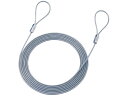 【お取り寄せ】サンワサプライ eセキュリティ ワイヤー長さ3.0m・直径3.5mm SLE-1W-3