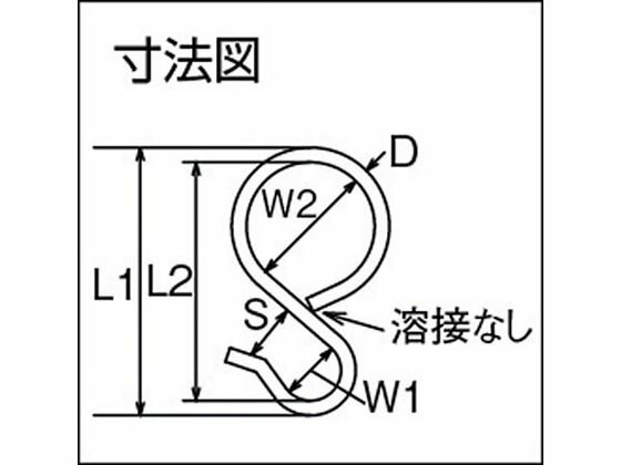 �ڤ����󤻡ۿ��� ���ƥ�쥹 �ѥ���S���� ��Ĺ50mm B-1011