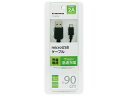 【お取り寄せ】多摩電子 microUSB ケーブル充電専用 ブラック TH19SCK