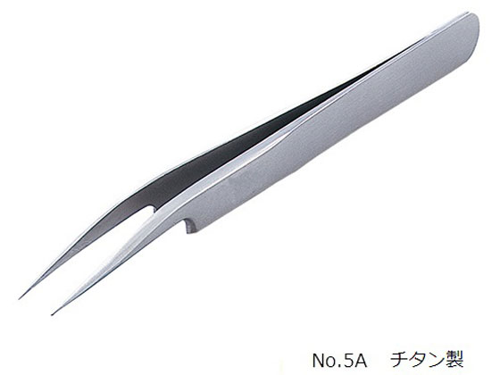 【お取り寄せ】RUBIS MEISTER ピンセット TNF(チタン)製 No.5A