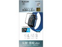 【お取り寄せ】エレコム AppleWatch ガラスフィルム 44mm AW-20MFLGFRMBK(2)