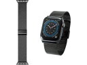 【お取り寄せ】エレコム Apple Watch バンド ステンレス 125-205mm ブラック