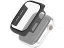 【お取り寄せ】エレコム Apple Watch ケース フルカバー ガラス フラック AW-40CSPCGBK