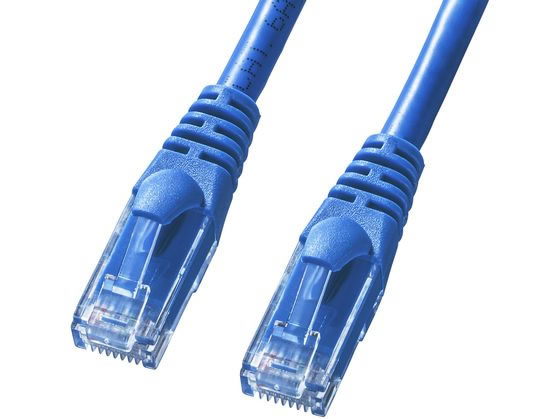 【お取り寄せ】サンワサプライ カテゴリ6A より線LANケーブル 3m KB-T6AY-03BL