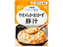 【商品説明】【UDF 区分3】舌でつぶせるやわらかく仕立てた豚肉と野菜入りの豚汁です。【仕様】●ユニバーサルデザインフード●内容量：100g●原材料／成分／素材／材質野菜（だいこん、にんじん、ごぼう、長ねぎ）、豆腐、豚肉加工品（豚肉、でん粉、乾燥マッシュポテト、乾燥卵白、食塩）、豚肉、みそ、でん粉、植物油脂、米発酵調味料、しょうゆ、ポークエキス、かつお節エキス、砂糖、食物繊維／調味料（アミノ酸等）、卵殻カルシウム、増粘剤（キサンタンガム）、豆腐用凝固剤、（一部に卵・小麦・大豆・豚肉を含む）●栄養成分1袋（100g）当たり：エネルギー　52kcal、たんぱく質　1.9g、脂質　2.7g、炭水化物　5.5g、糖質　4.3g、食物繊維　1.2g、食塩　相当量　0.9g、カルシウム　72mg●発売元／製造元／輸入元キユーピー●商品の特徴やわらかく仕立てた豚肉と豚ひき肉、大根、にんじん、ごぼう、豆腐、長ねぎ入りの豚汁です。とろみをつけて食べやすく仕上げました。【備考】※メーカーの都合により、パッケージ・仕様等は予告なく変更になる場合がございます。【検索用キーワード】キューピー　きゅーぴー　ヤサシイコンダテヤワラカオカズトンジル　やさしいこんだてやわらかおかずとんじる　介護食　舌でつぶせる　1個　介護用食品　介護・介助用品　介護食　ユニバーサルデザインフード区分3　UDF区分3　介護食区分3　くぶん3　ED9743