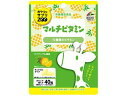 【商品説明】2粒で10種類のビタミンと14種類の野菜等の成分が摂取出来るパイナップル風味のタブレットです。40粒20日分。【仕様】●原材料：ぶどう糖、マルトデキストリン、麦芽糖、りんご果汁パウダー（りんご濃縮果汁、デキストリン、砂糖）、大麦若葉末、野菜ミックス粉末、植物発酵物、ビタミンC、クエン酸、結晶セルロース、香料、二酸化ケイ素、ステアリン酸カルシウム、ナイアシン、パントテン酸カルシウム、甘味料（アスパルテーム・L−フェニルアラニン化合物）、ビタミンA、ビタミンD、ビタミンB12、リンゴ酸、ビタミンB1、ビタミンB6、ビタミンB2、葉酸、（原材料名の一部に小麦、リンゴ、バナナを含む）●内容量：40粒【備考】※メーカーの都合により、パッケージ・仕様等は予告なく変更になる場合がございます。【検索用キーワード】ユニマットリケン　ゆにまっとりけん　ユニマット　ゆにまっと　UNIMAT　おやつにサプリZOOマルチビタミン（40粒）　おやつにサプリ　ZOO　マルチビタミン　おやつ　サプリ　ビタミン　水なし　噛む　チュアブルタイプ　チュアブル　サプリメント　サプリメント　ビタミン　マルチビタミン　EE1061水なしで噛んで美味しいチュアブルタイプのサプリメント