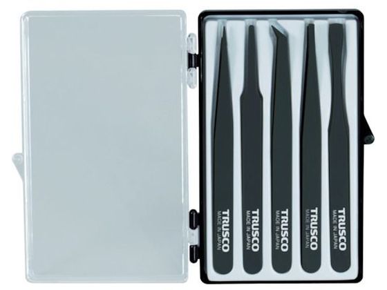 乐天商城 - 【お取り寄せ】TRUSCO プラスチック製ピンセット5本組セット TPP-25-SET