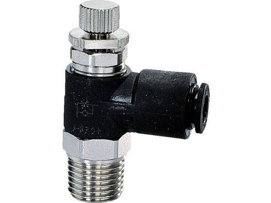 【お取り寄せ】チヨダ ファイブSUSスピードコントローラα メーターアウト10mm・R3／8 FS10